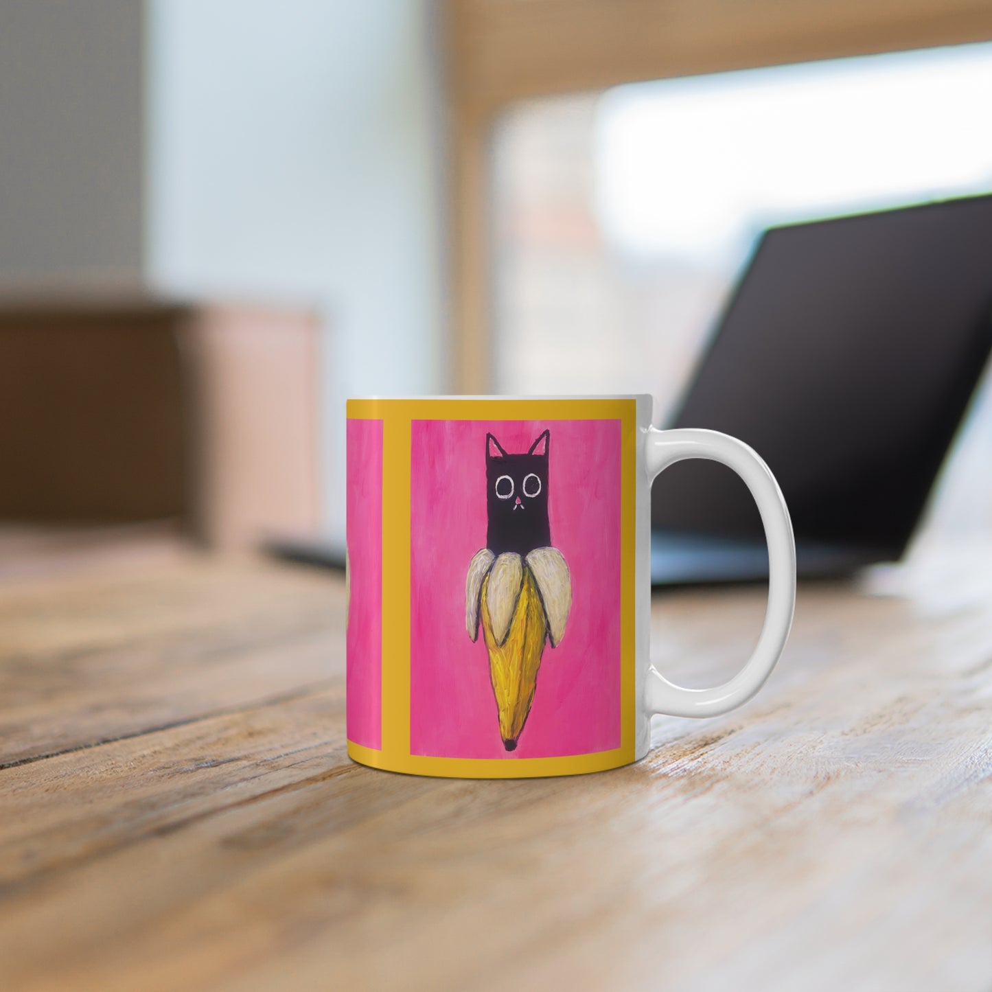 Mug - Banana Cat Coffee Cup