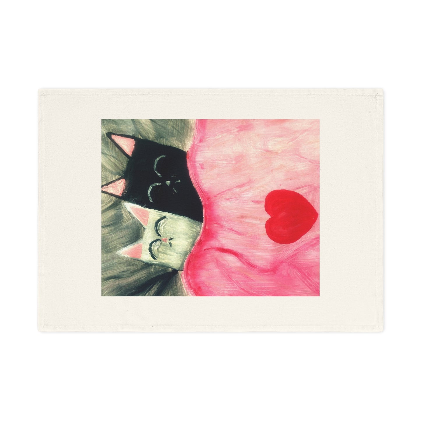 Sleeping Cats Tea Towel