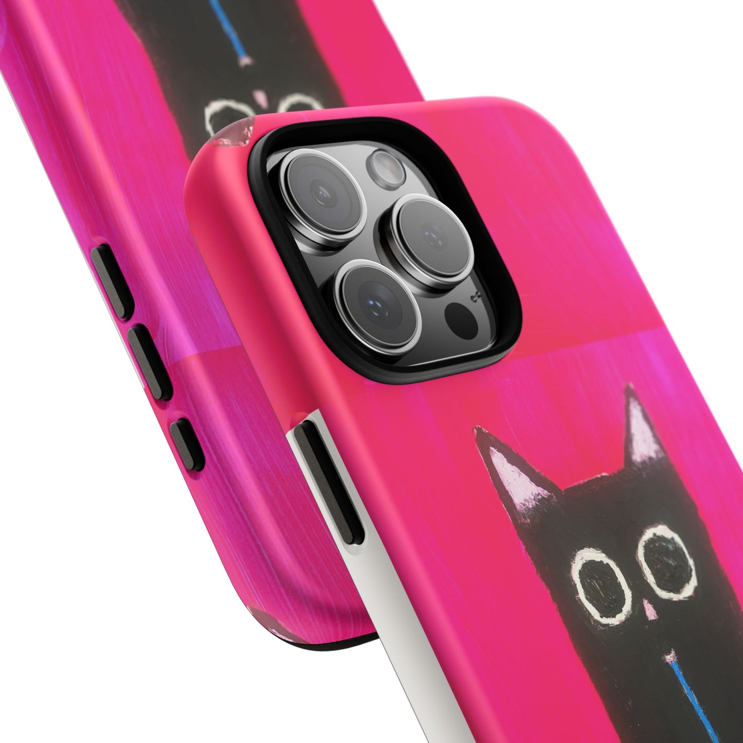 Cat Drinking Milk iPhone 16 Tough Case