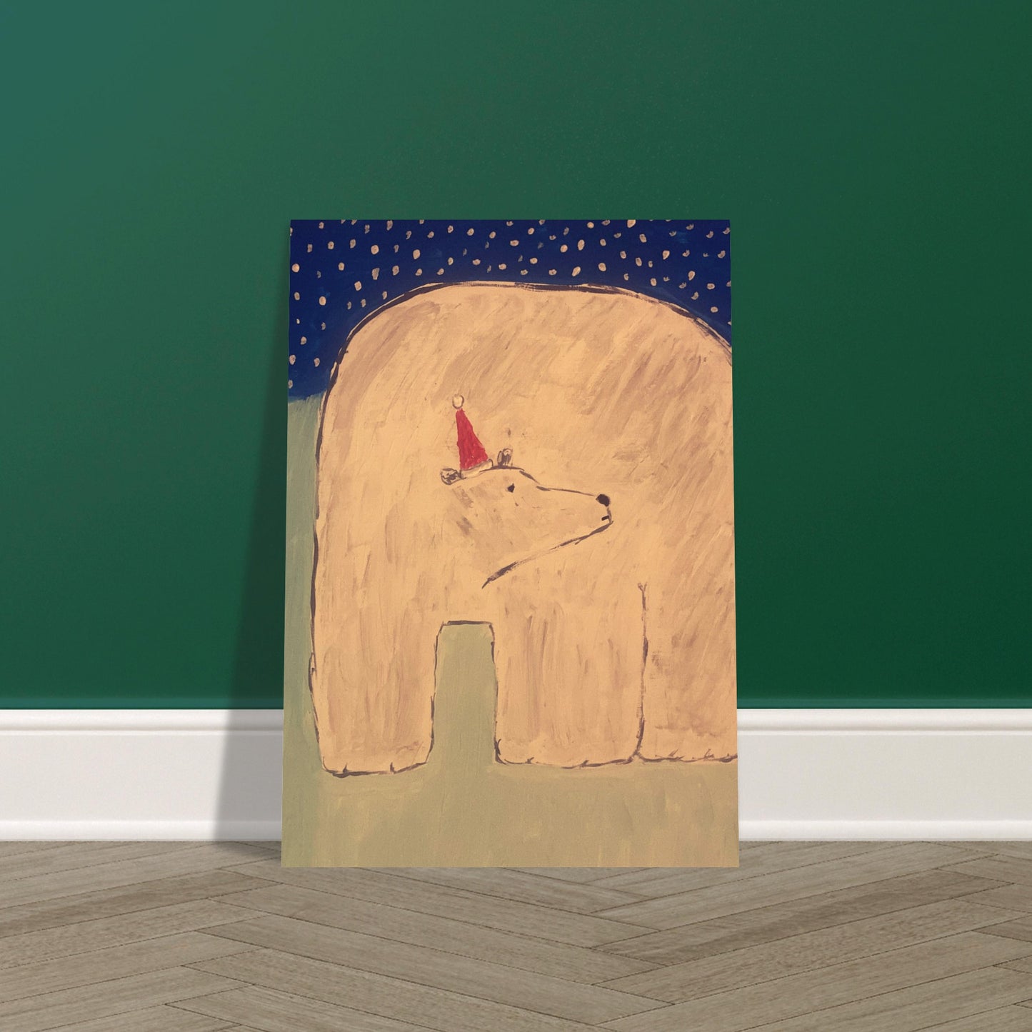 Polar Bear Print Available In A4, A3, A2 Sizes