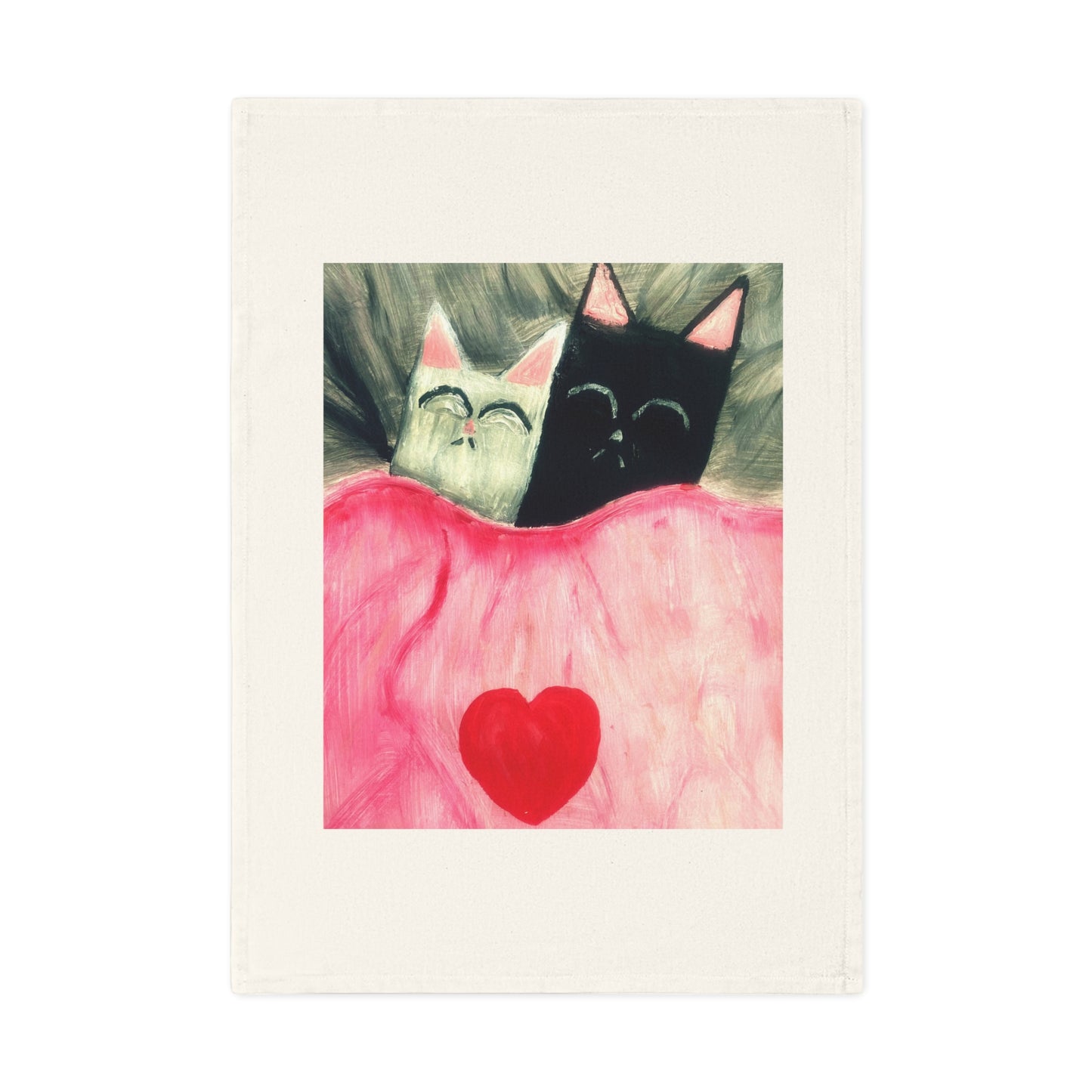 Sleeping Cats Tea Towel