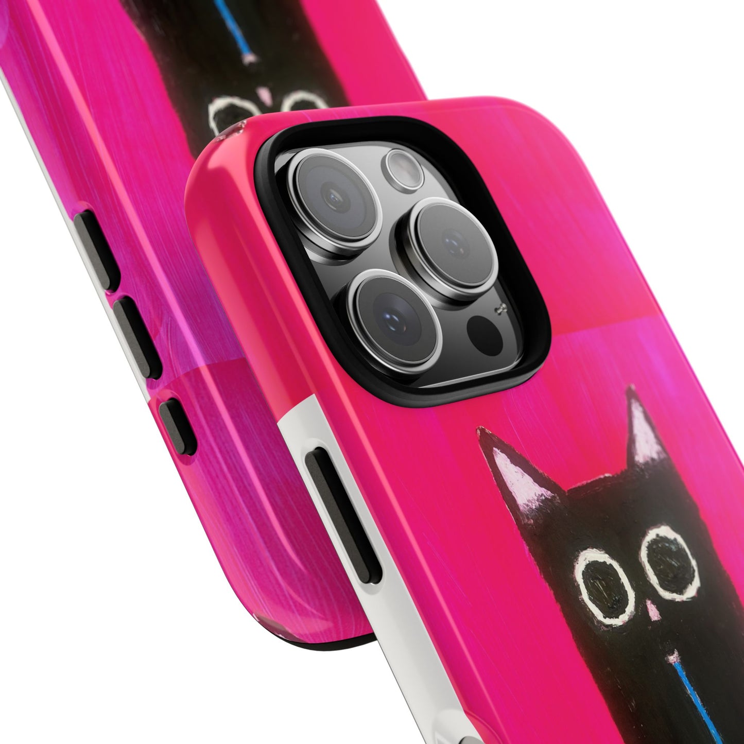 Cat Drinking Milk iPhone 16 Tough Case
