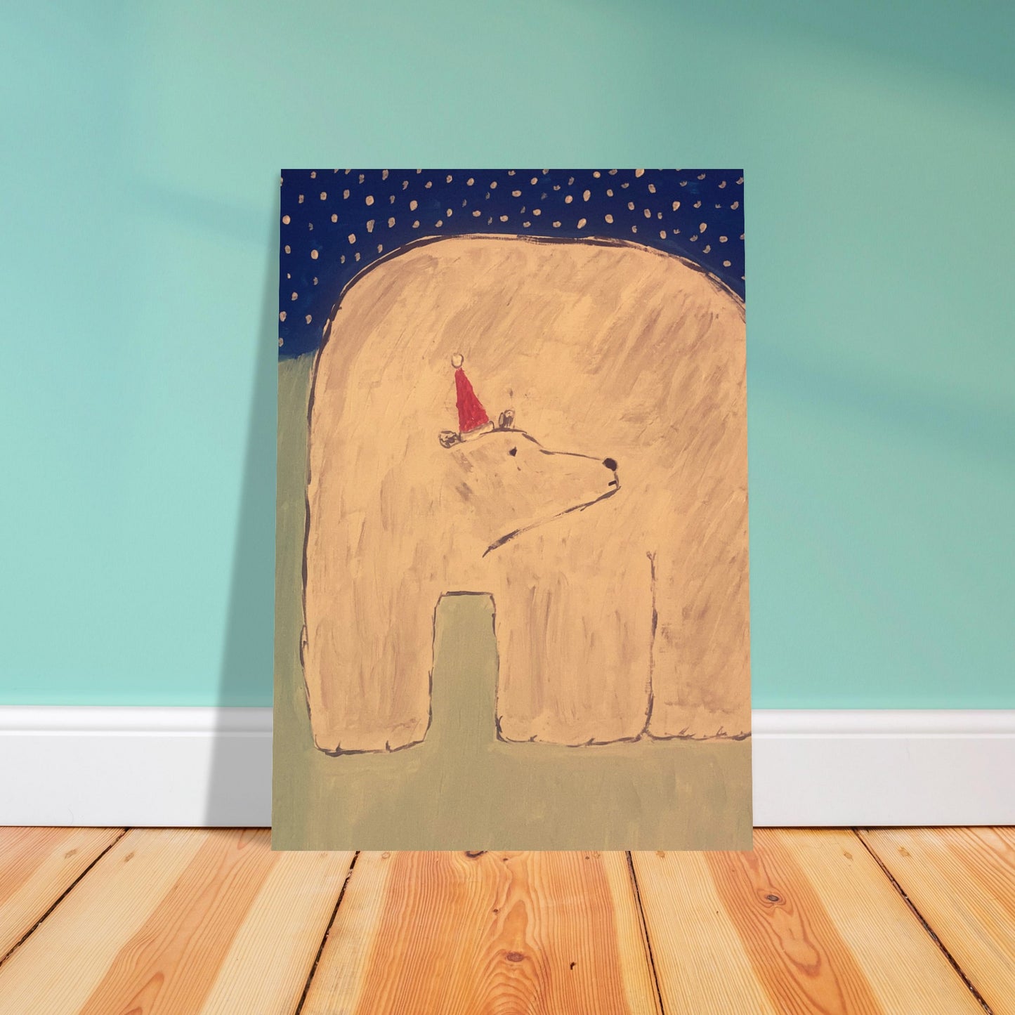 Polar Bear Print Available In A4, A3, A2 Sizes