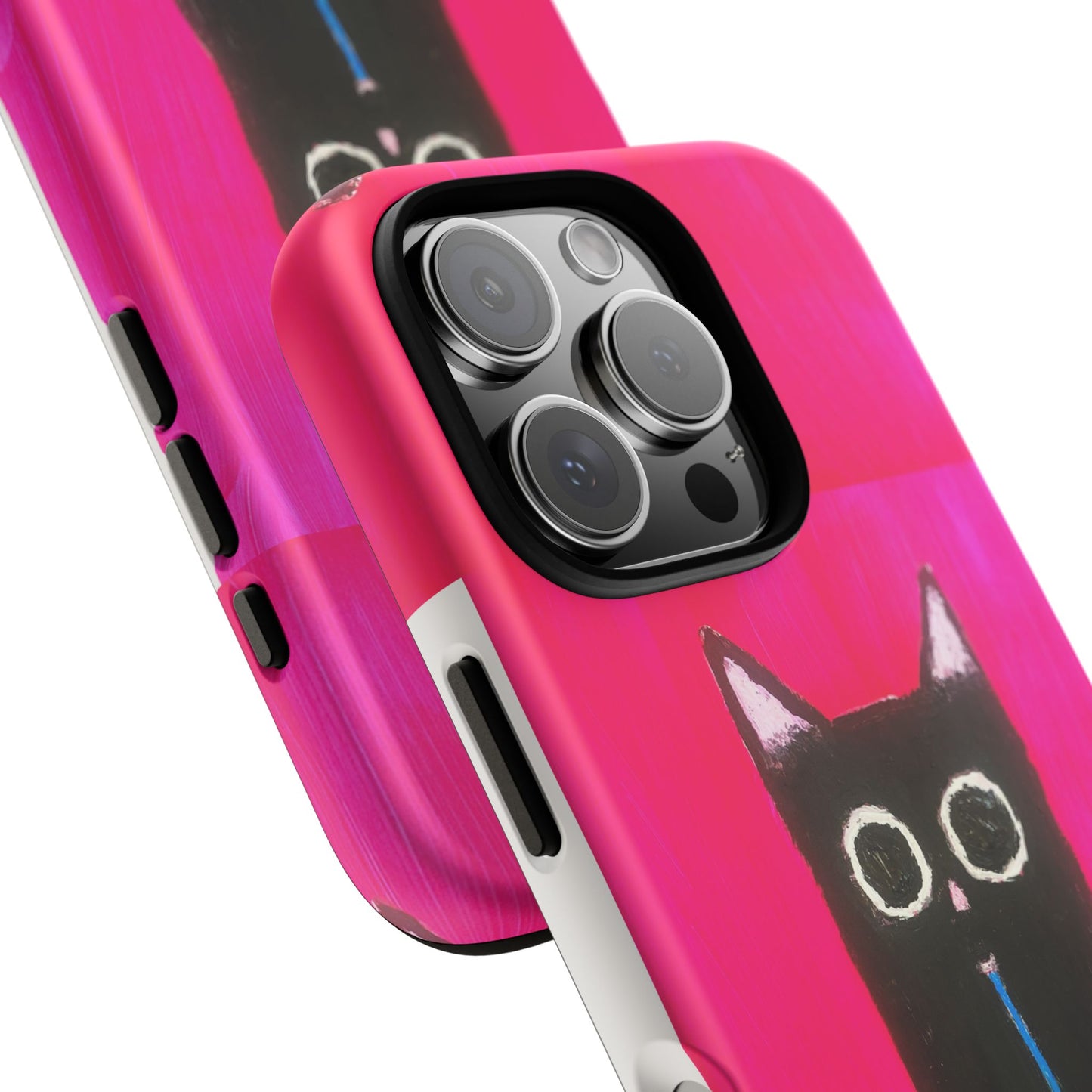Cat Drinking Milk iPhone 16 Tough Case