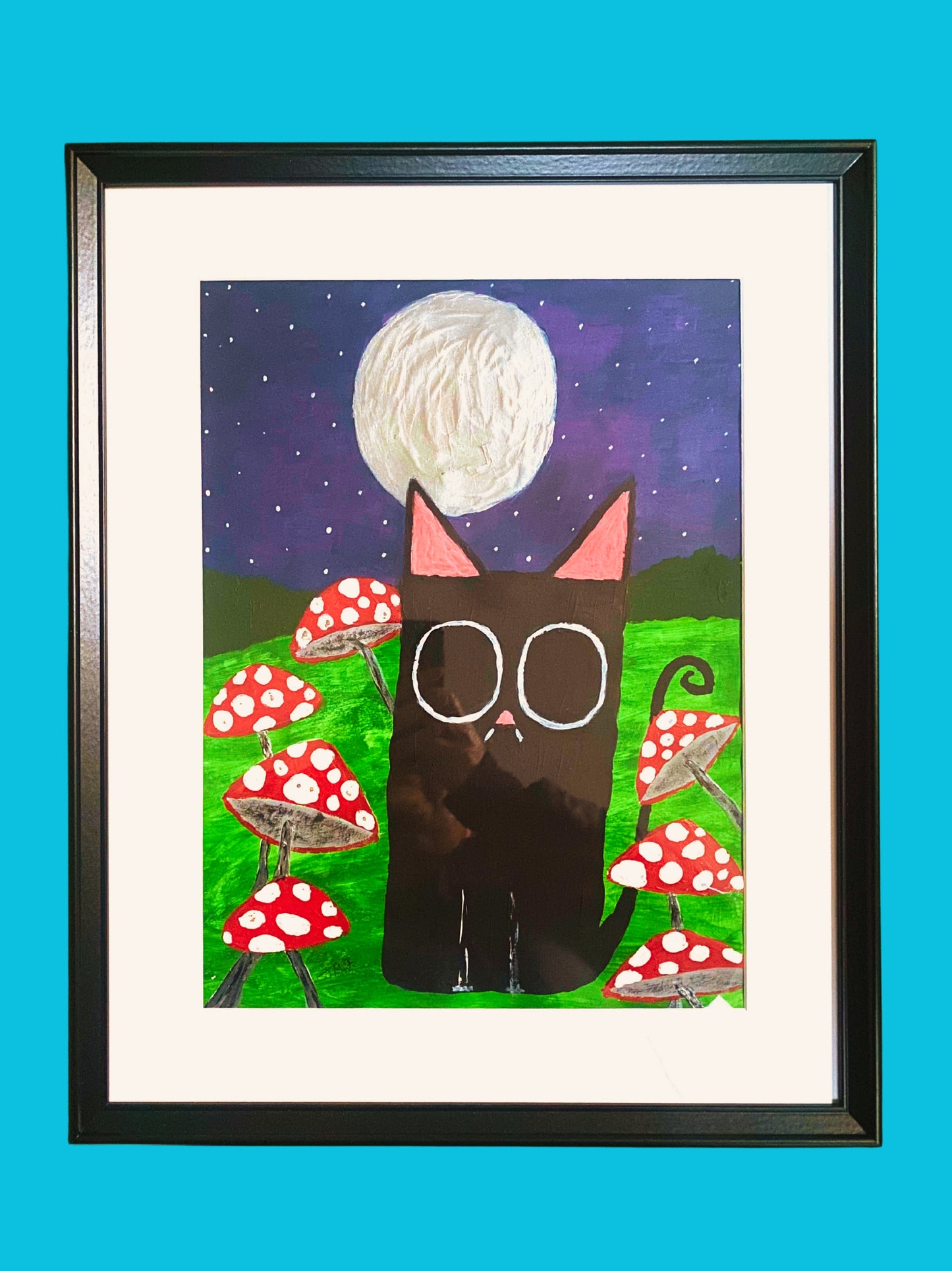 Silver Moon Cat