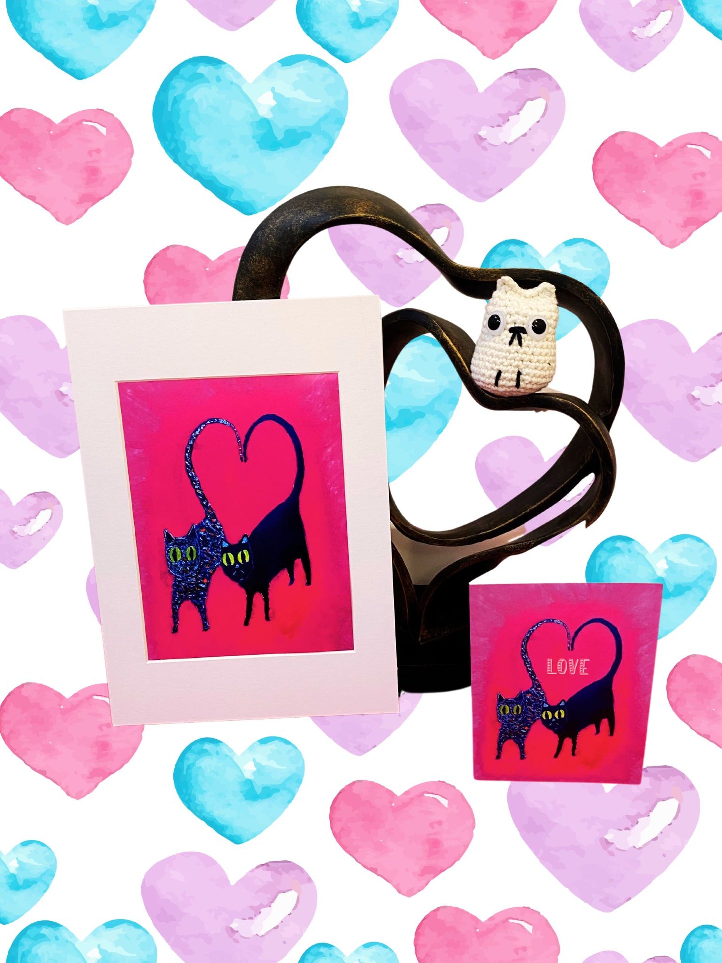 Valentine Gift Set - Love Cats