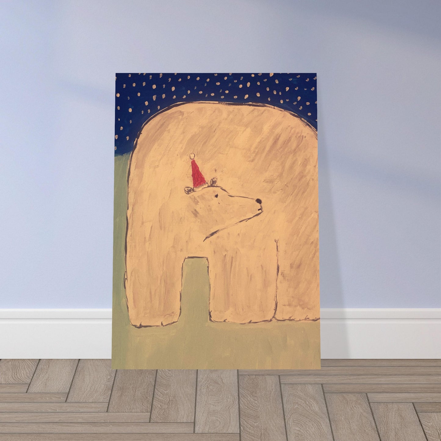 Polar Bear Print Available In A4, A3, A2 Sizes