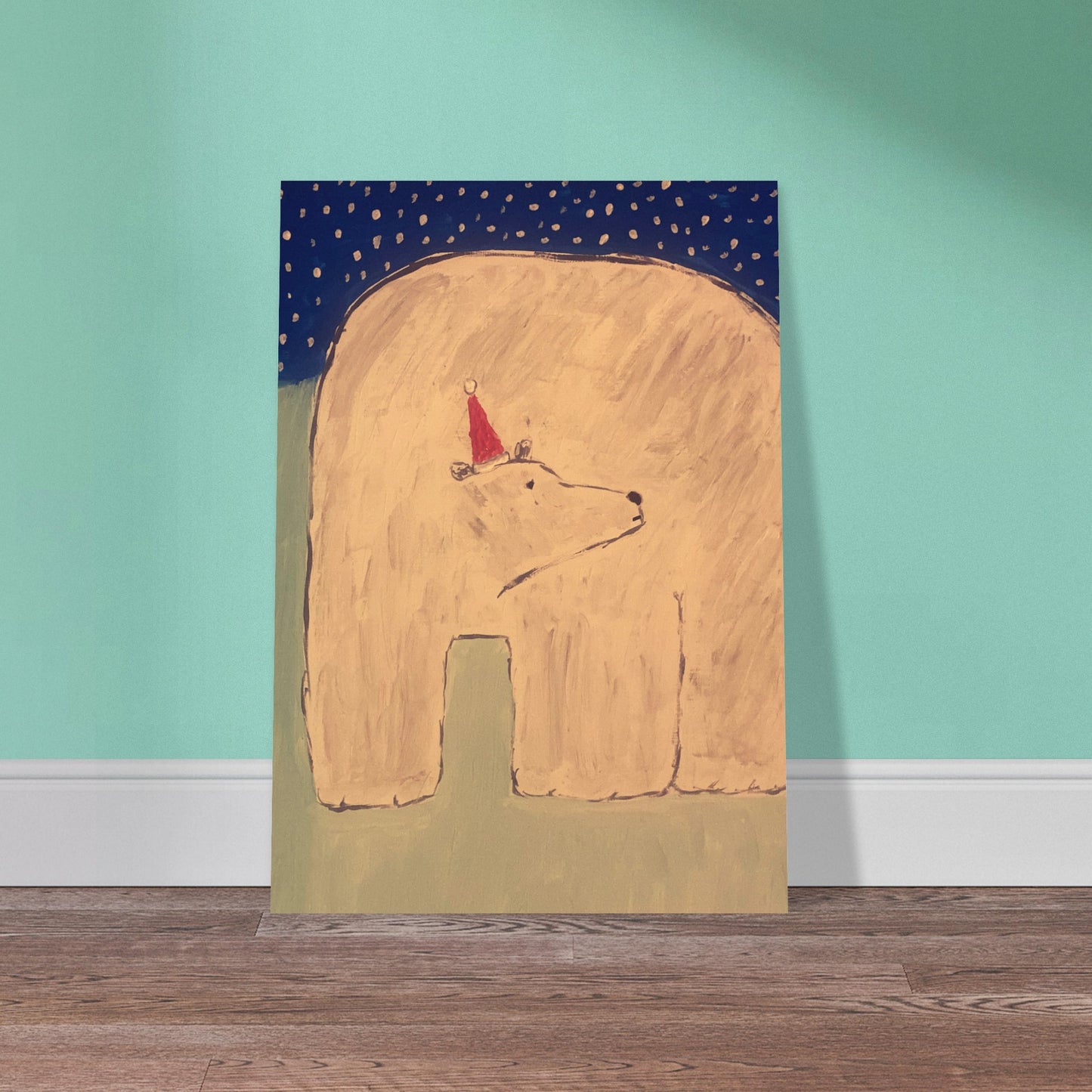 Polar Bear Print Available In A4, A3, A2 Sizes