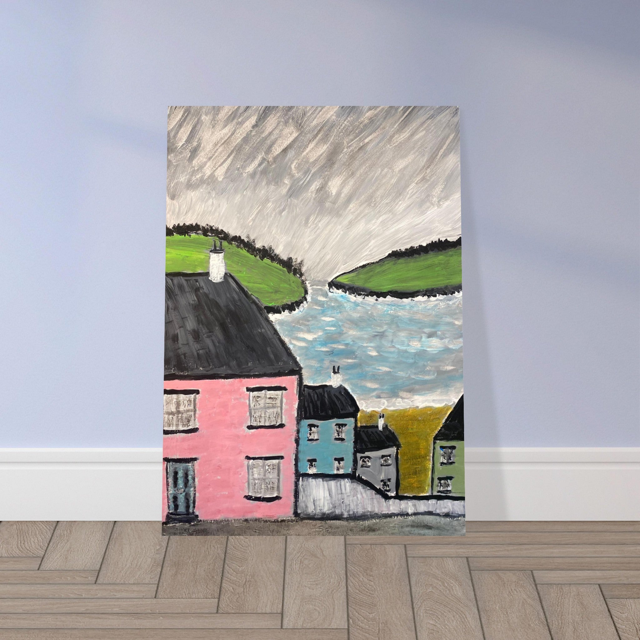 Cornish Coast Poster Print Available in A4, A3, A2 Formats