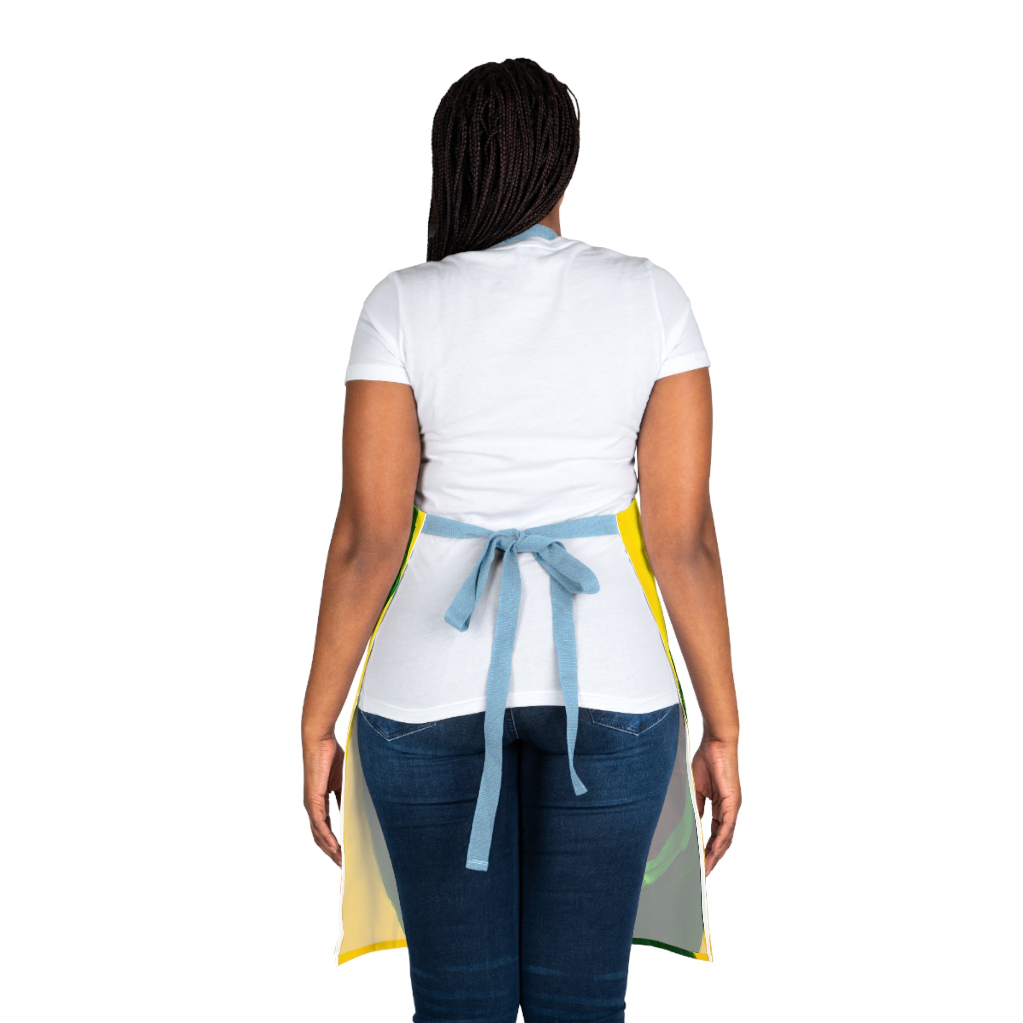 Avocado Cat Apron, Choice of 5 Colour Straps