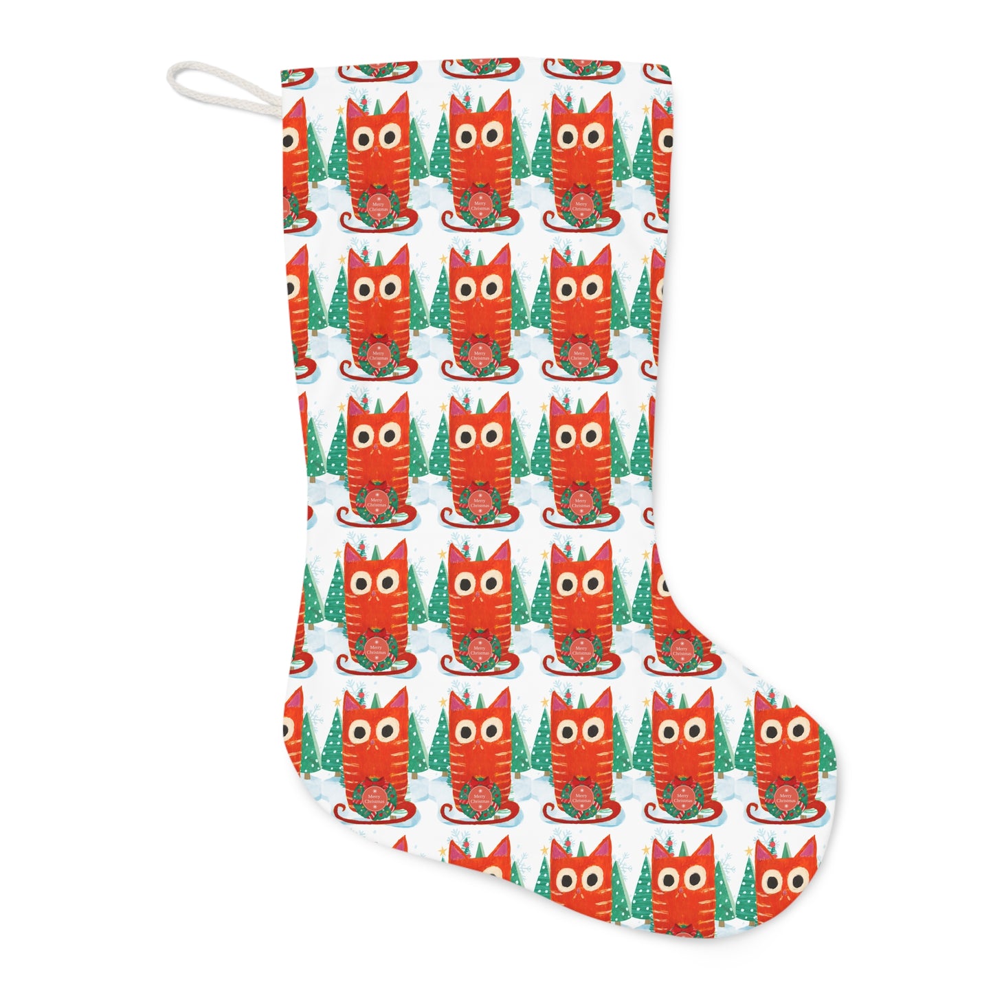 Ginger Cat Holiday Stocking