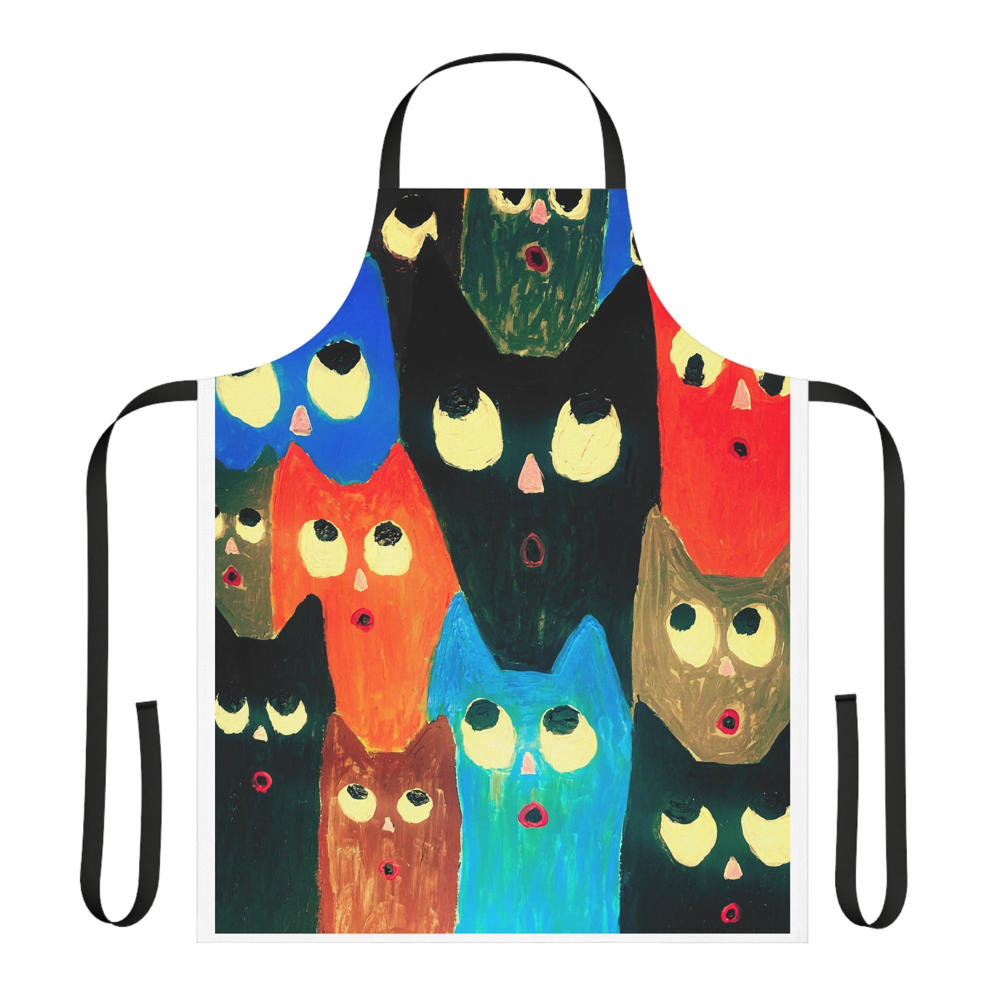 Choir Of Cats Apron, Choice of 5 Colour Straps