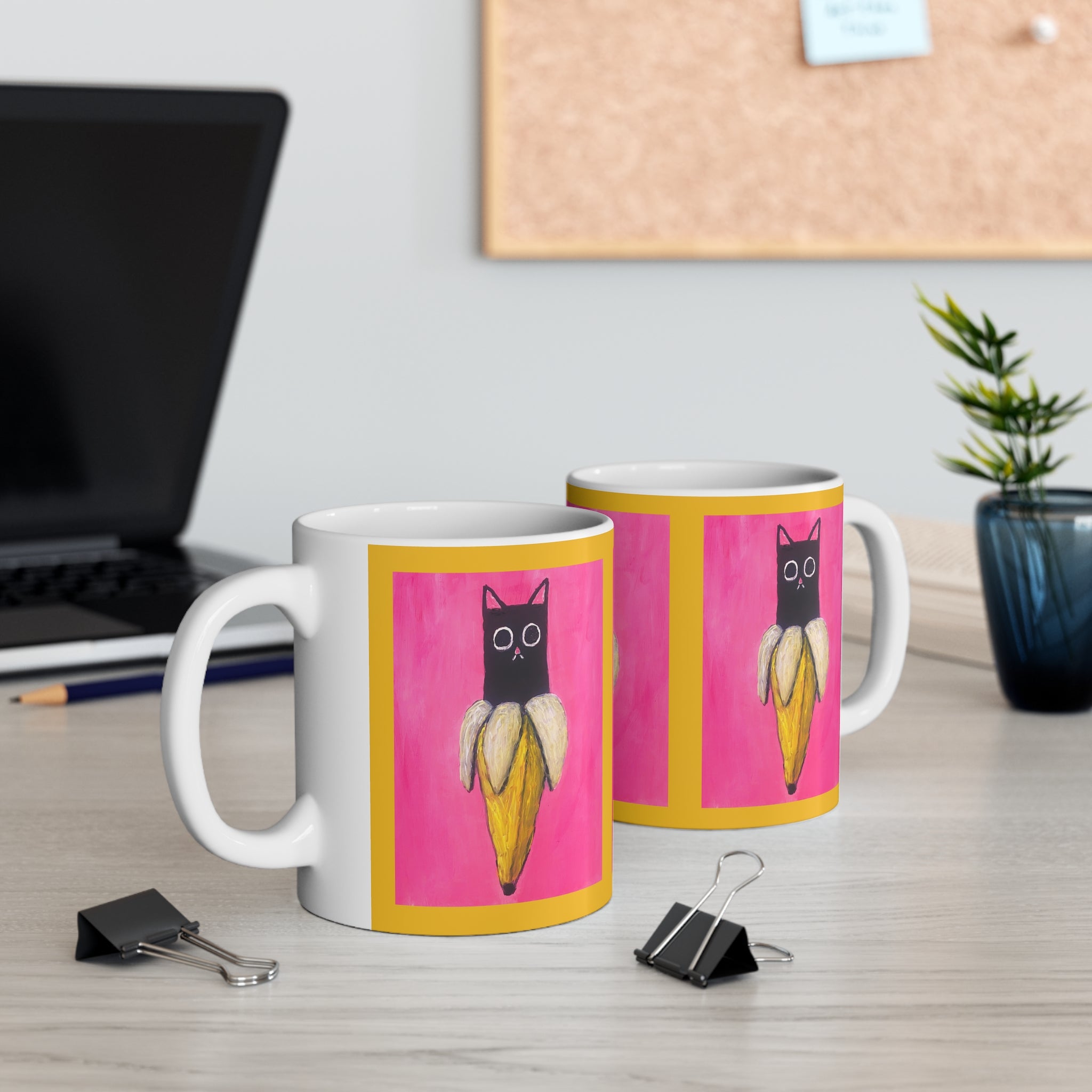 Mug - Banana Cat Coffee Cup