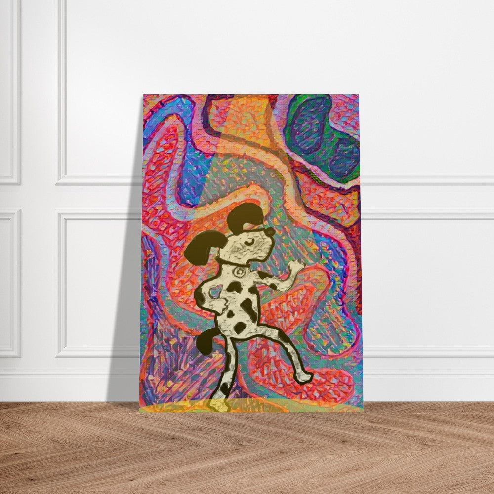 DISCO DOG Art Print, Available in A4, A3, A2 Sizes
