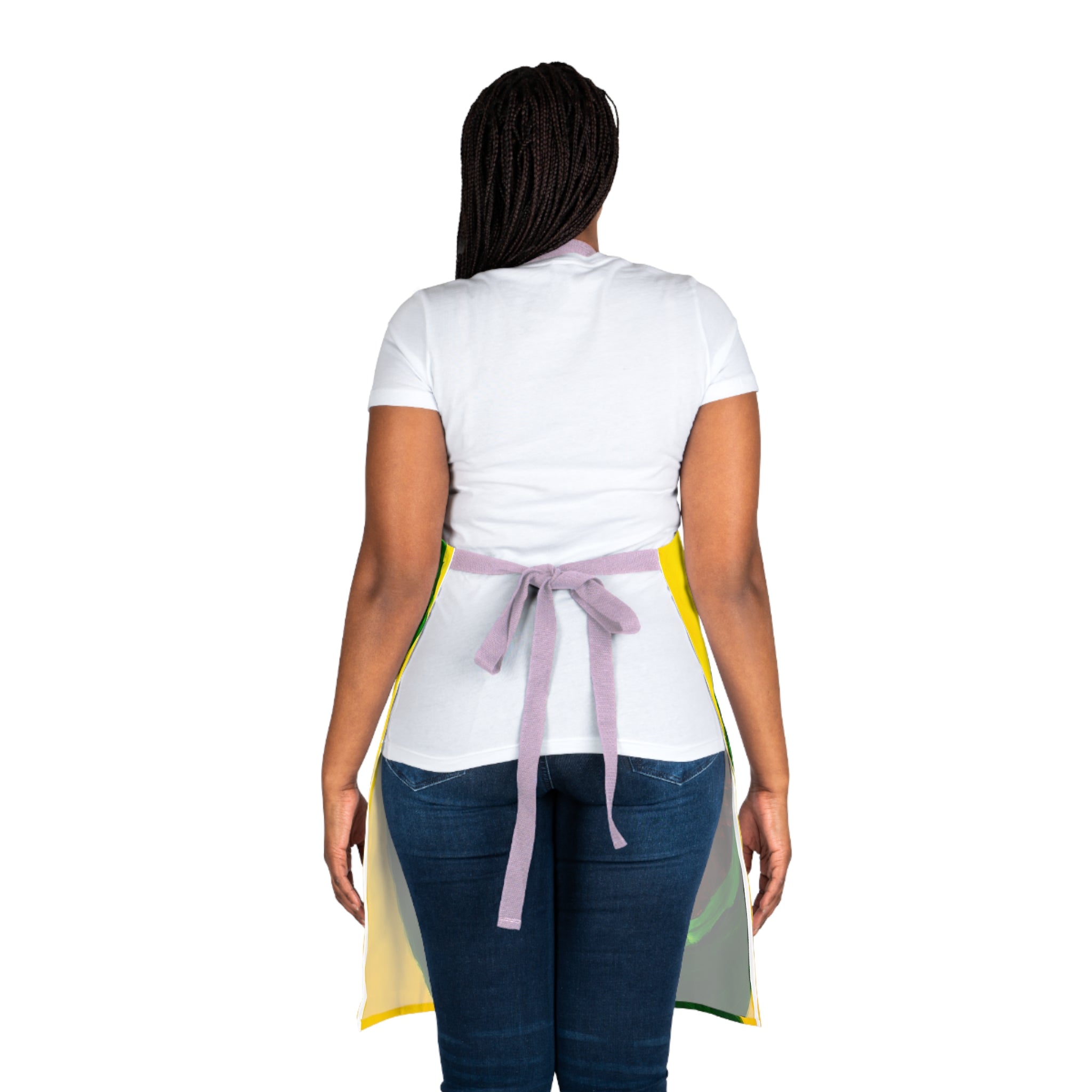 Avocado Cat Apron, Choice of 5 Colour Straps