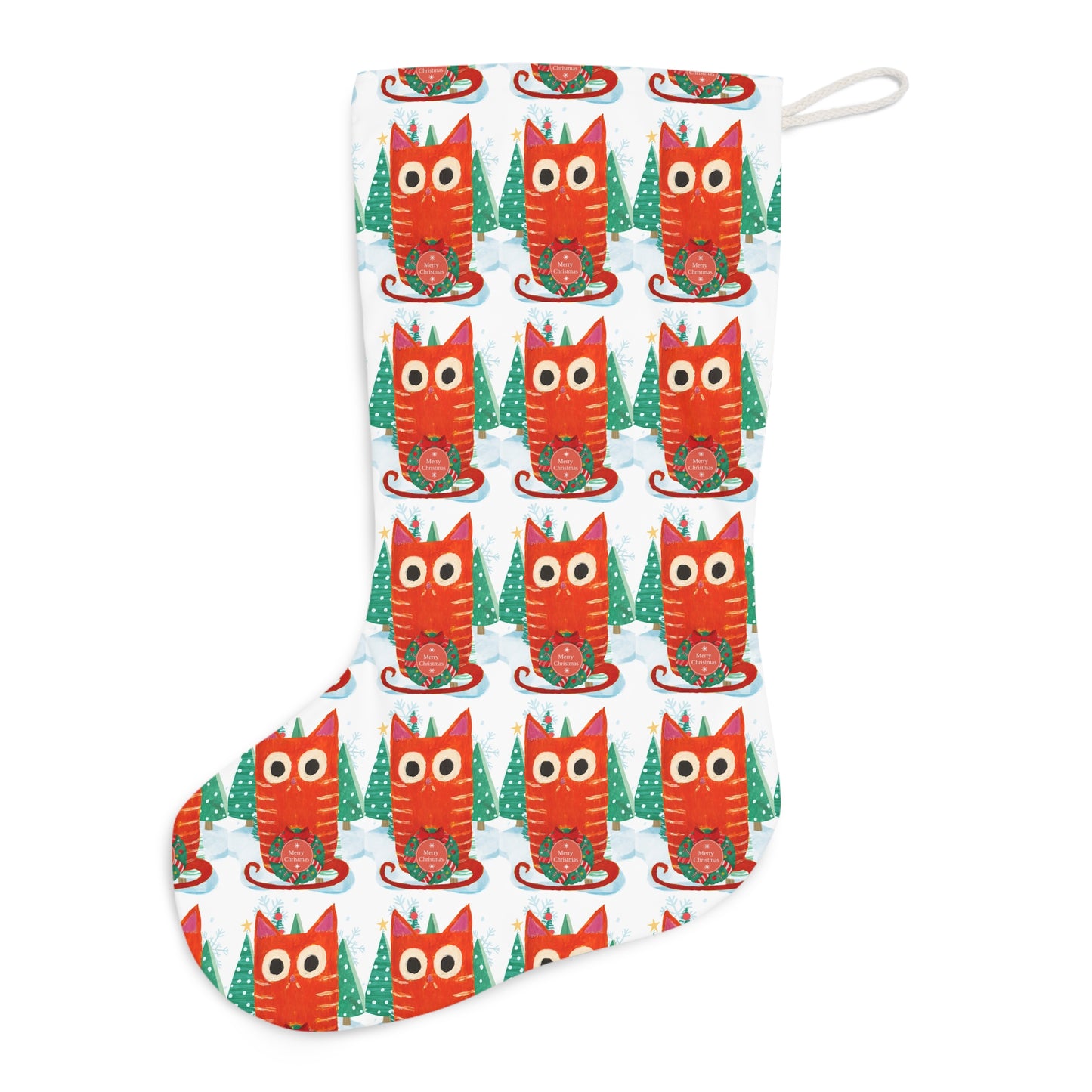 Ginger Cat Holiday Stocking