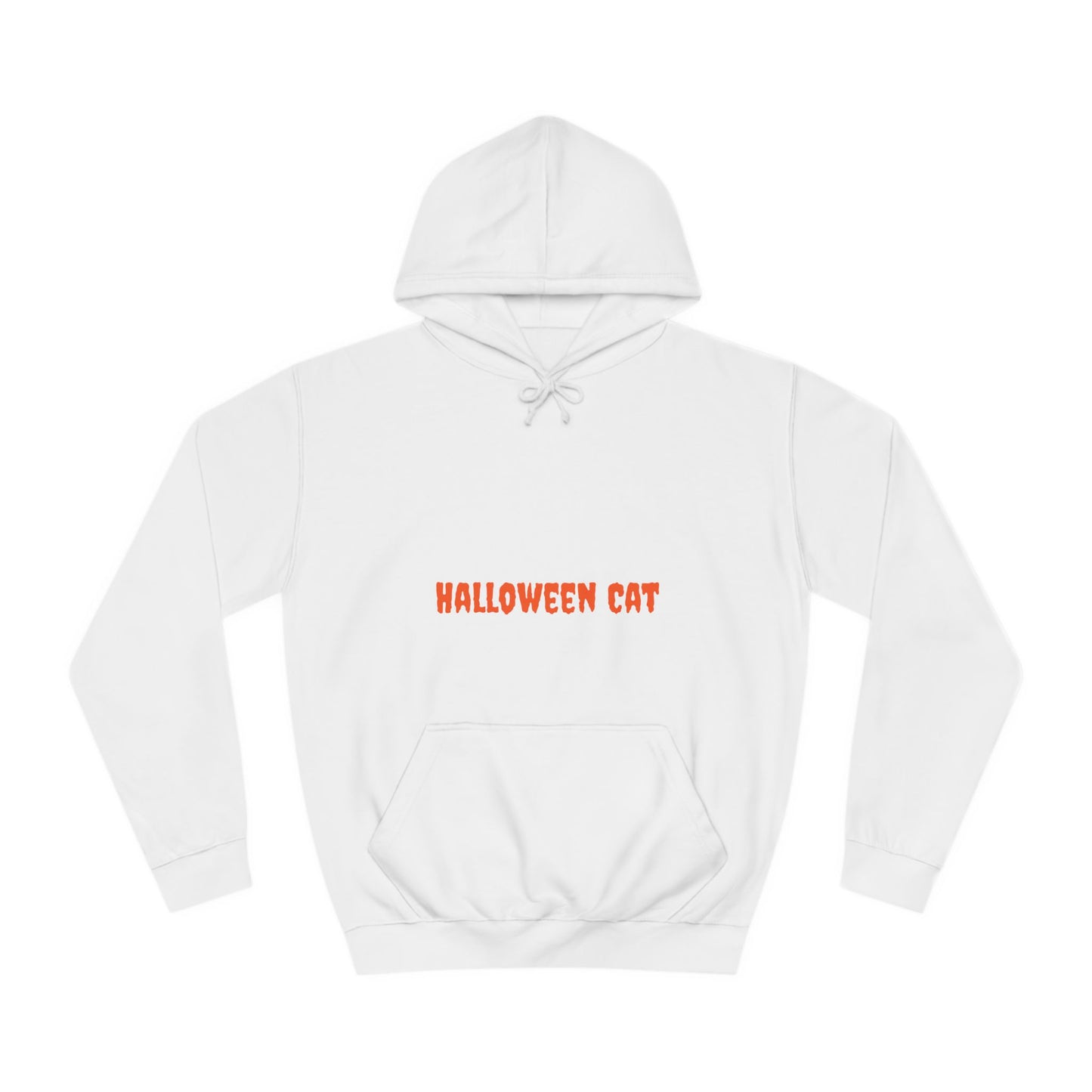 Halloween Cat College Hoodie