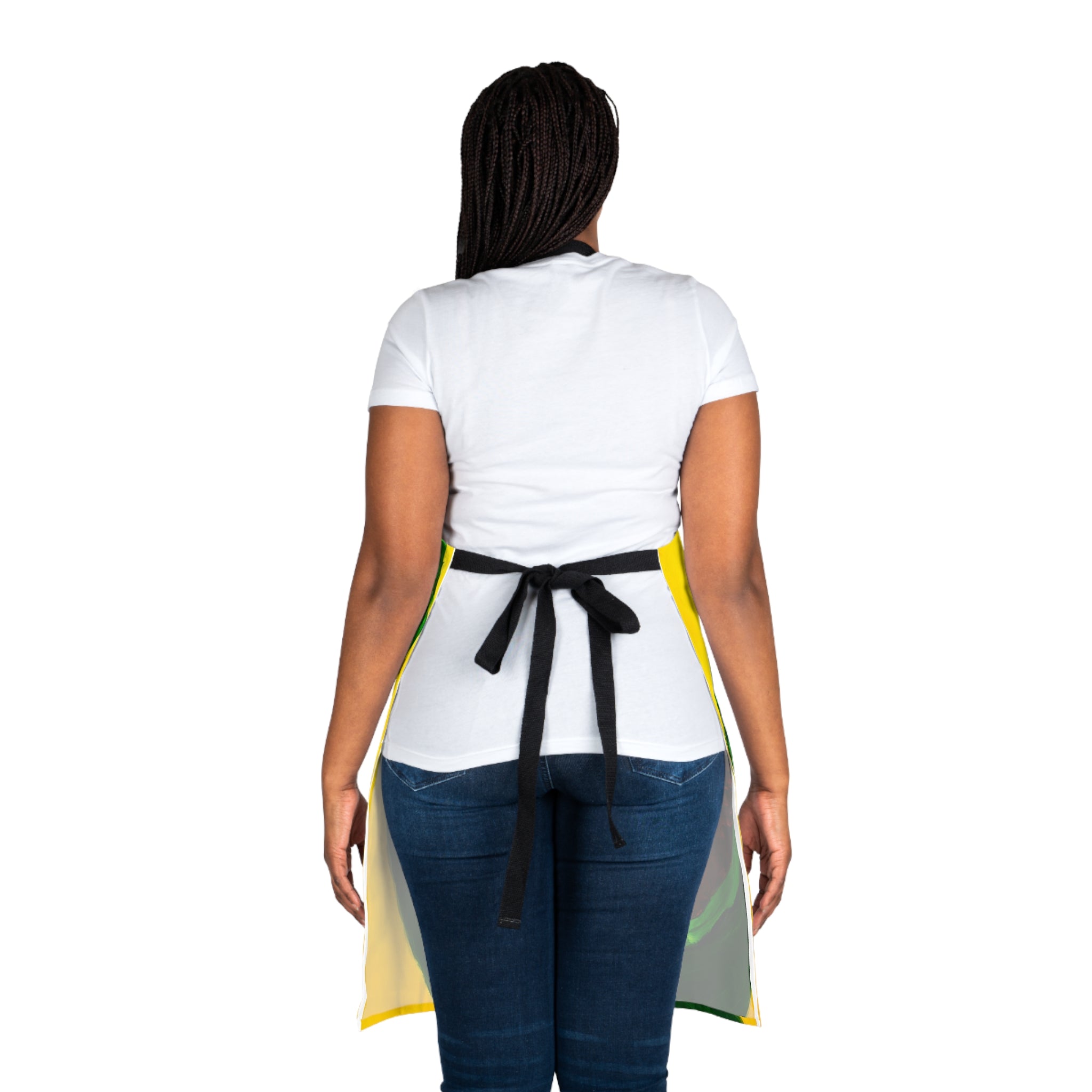 Avocado Cat Apron, Choice of 5 Colour Straps
