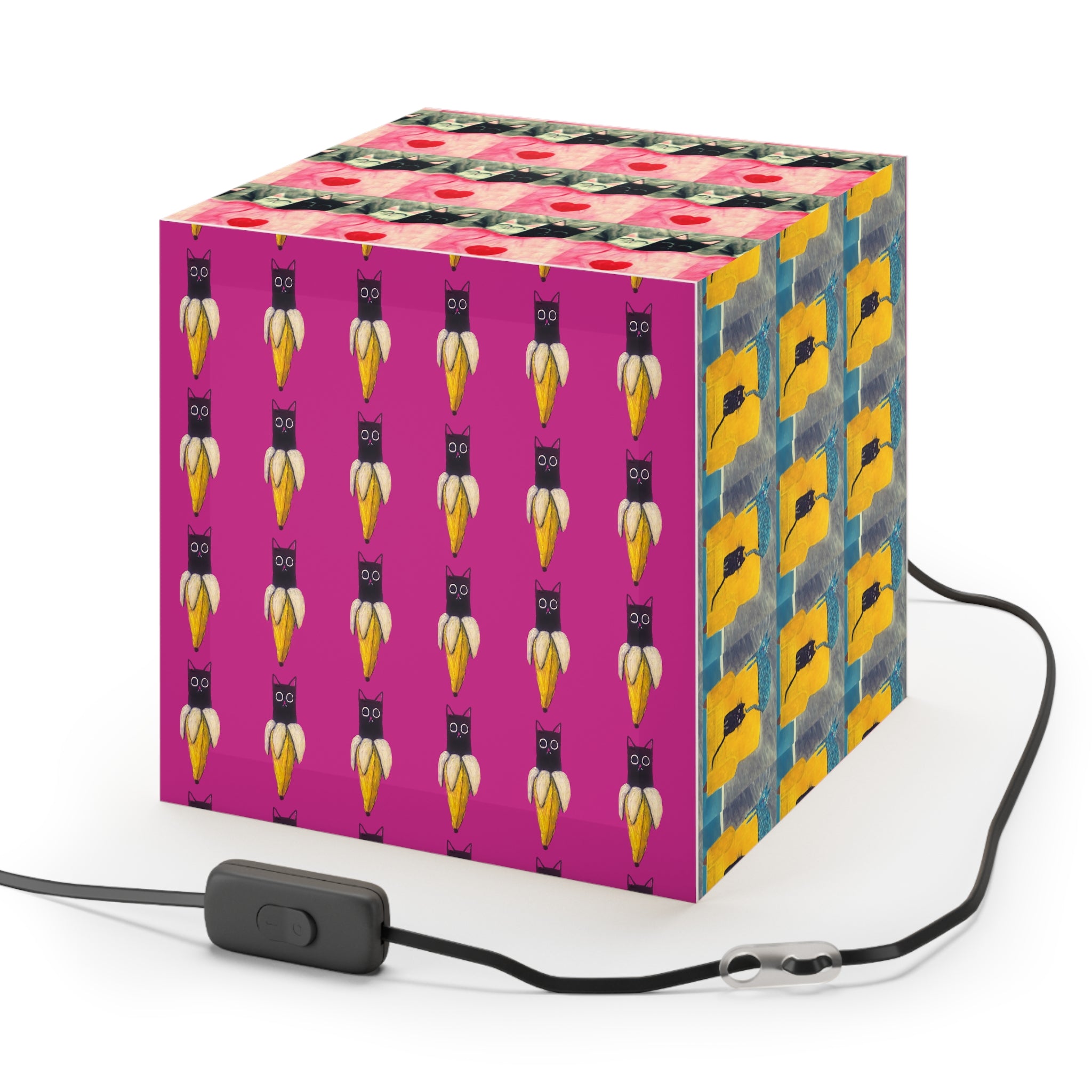 Cat Light Cube Lamp