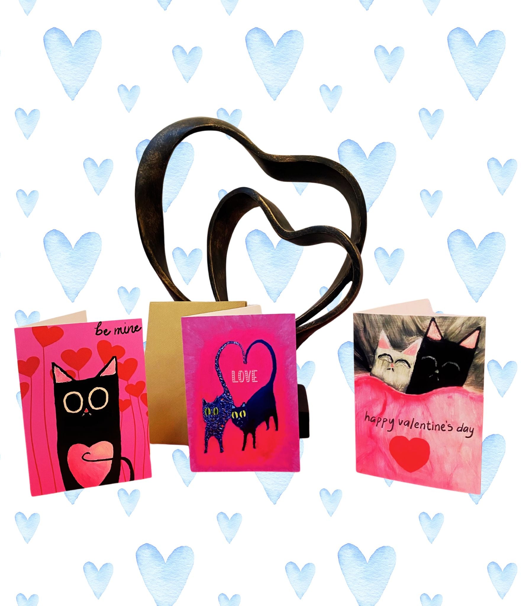 Pack of 3 Valentines Cards