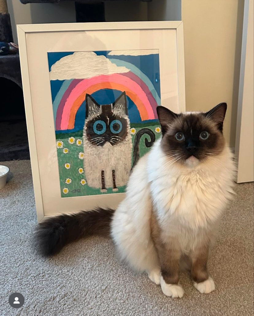 Paint Your Pet - Large A3 Painting 50 x 40 CM Frame