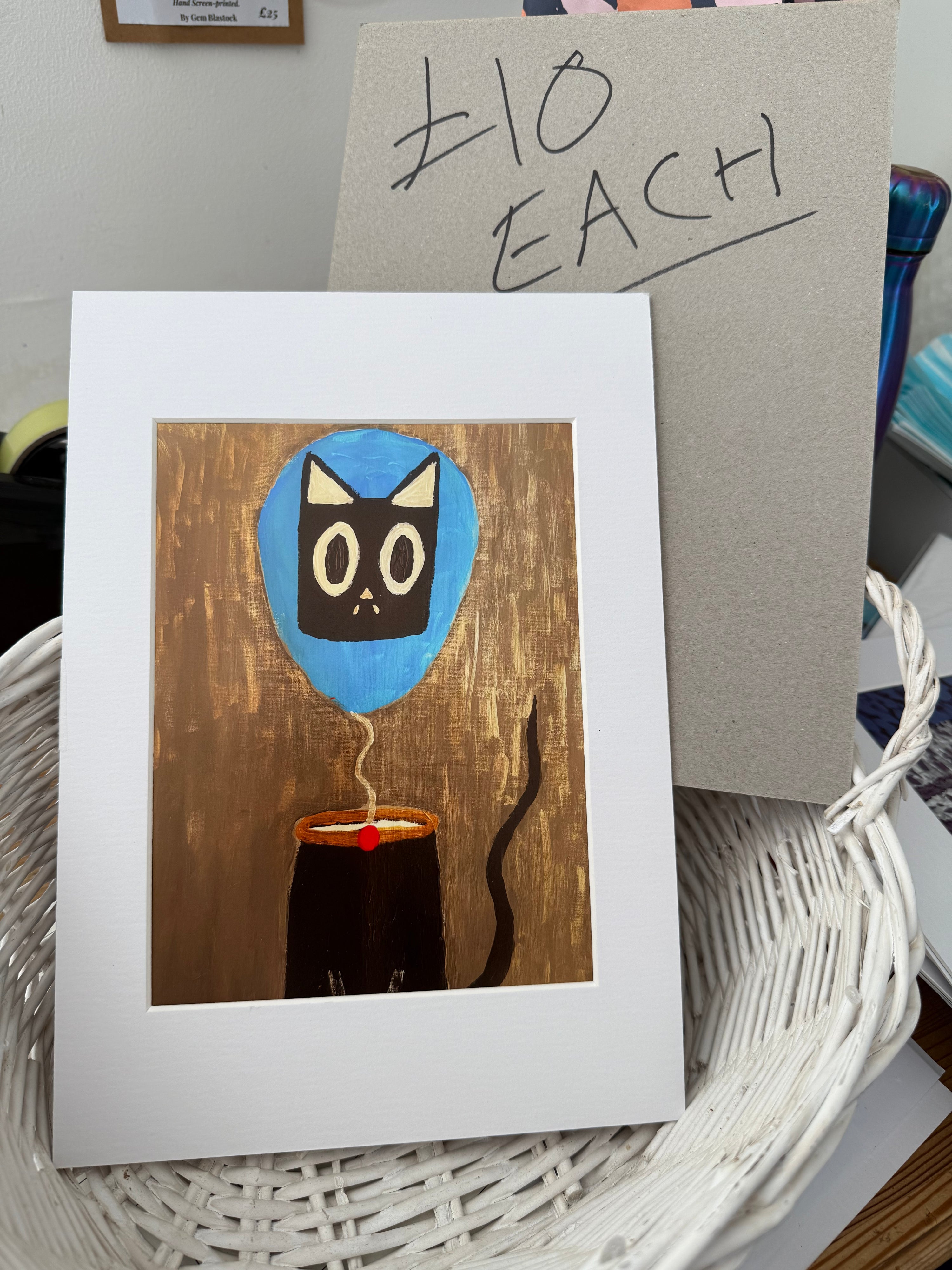 Severance Cat Print