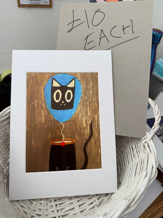 Severance Cat Print