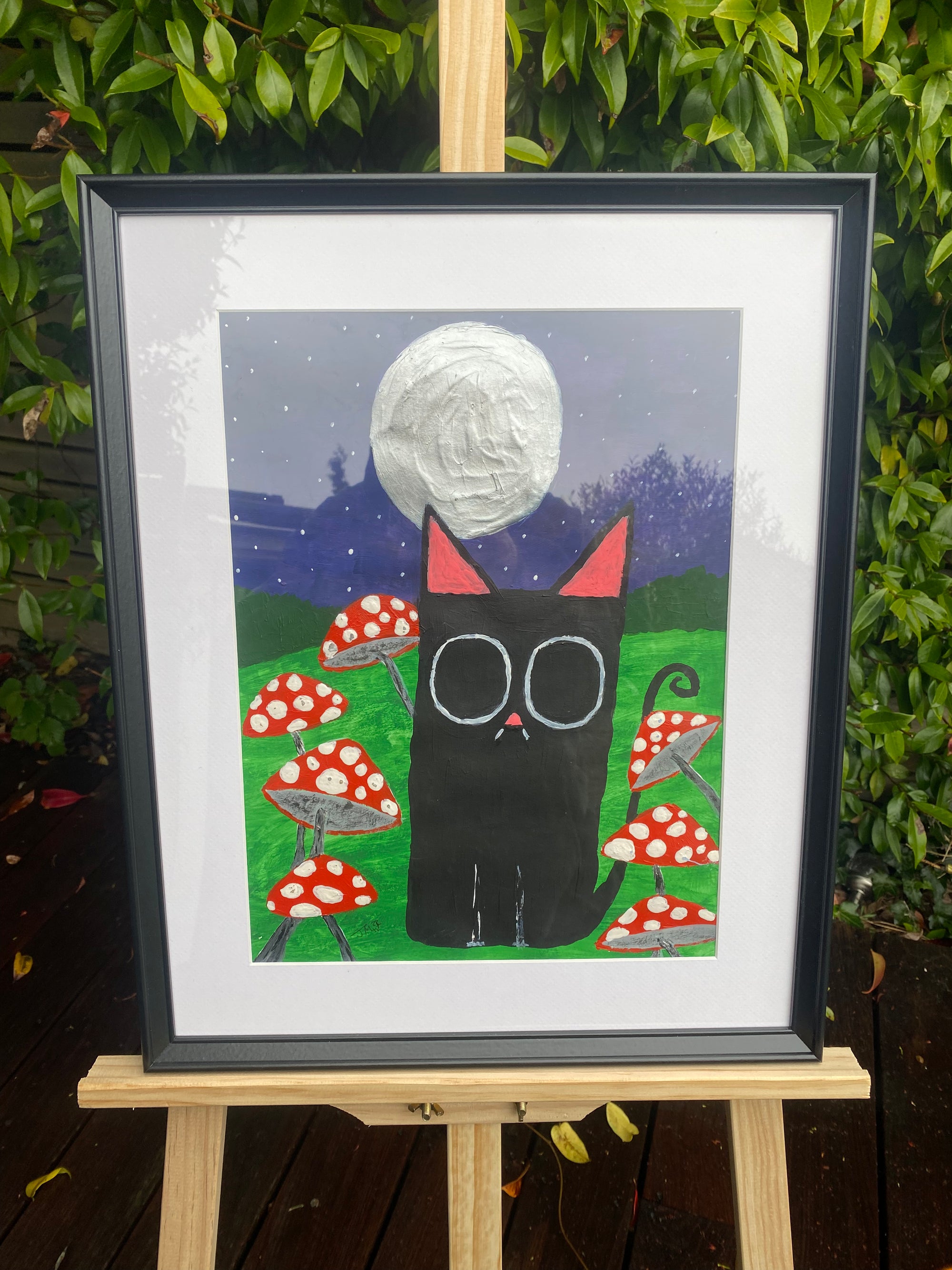 Silver Moon Cat