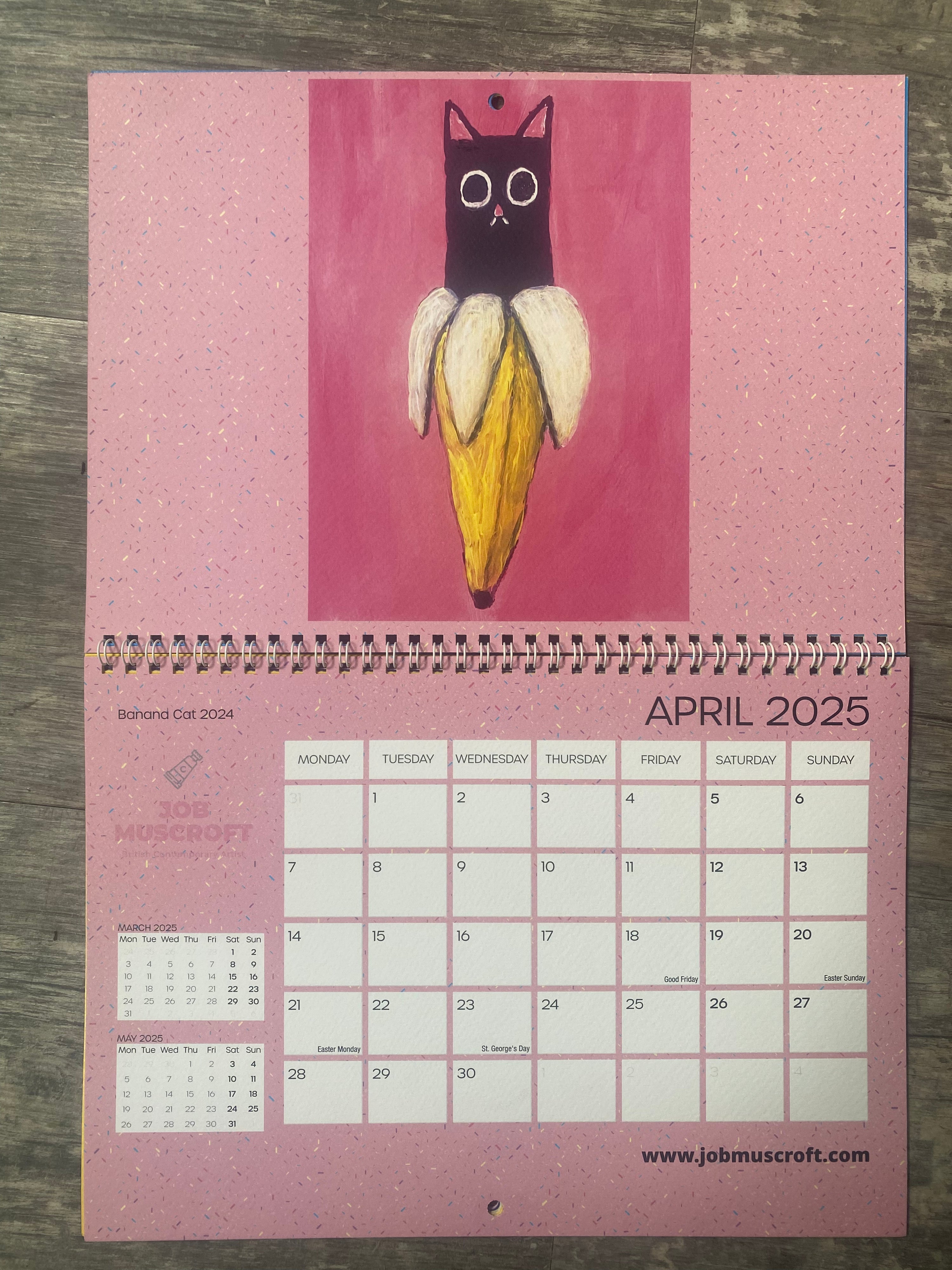 2025 Kawaii Cat Calendar