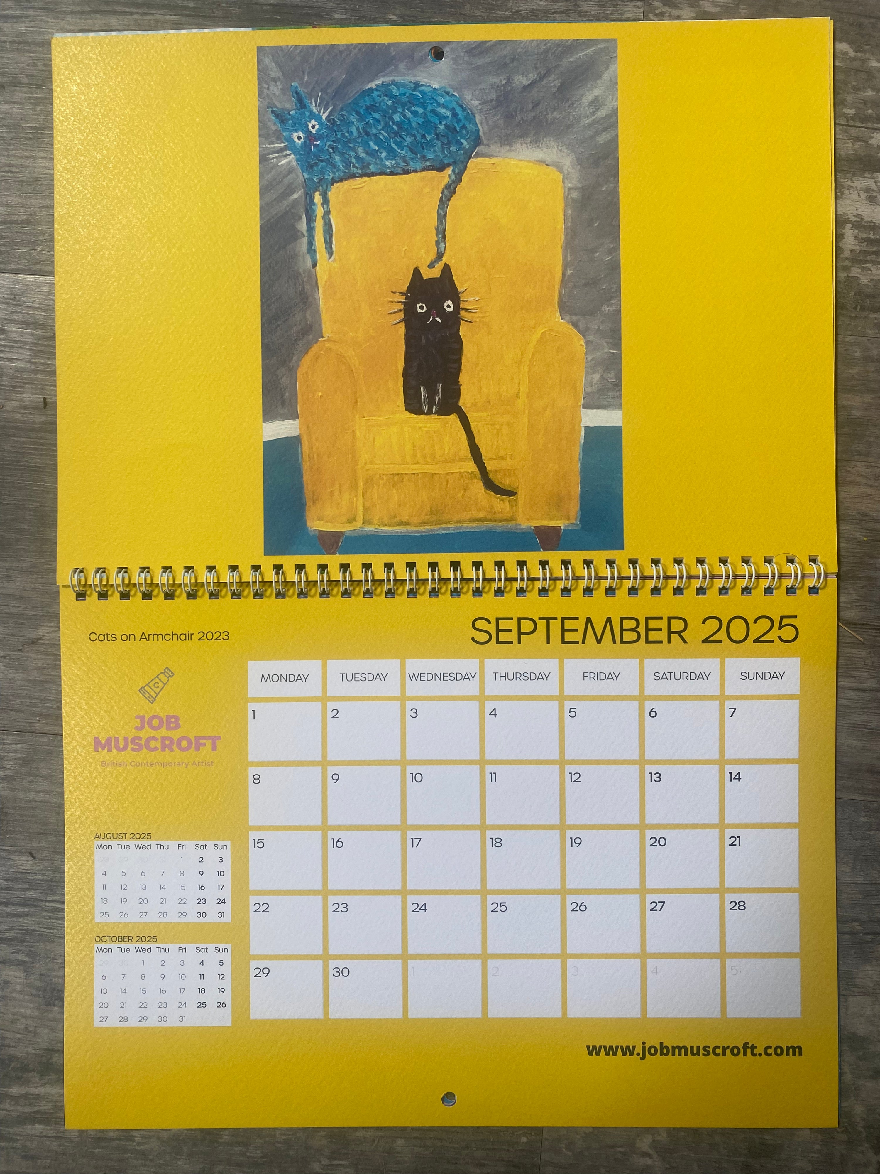 2025 Kawaii Cat Calendar