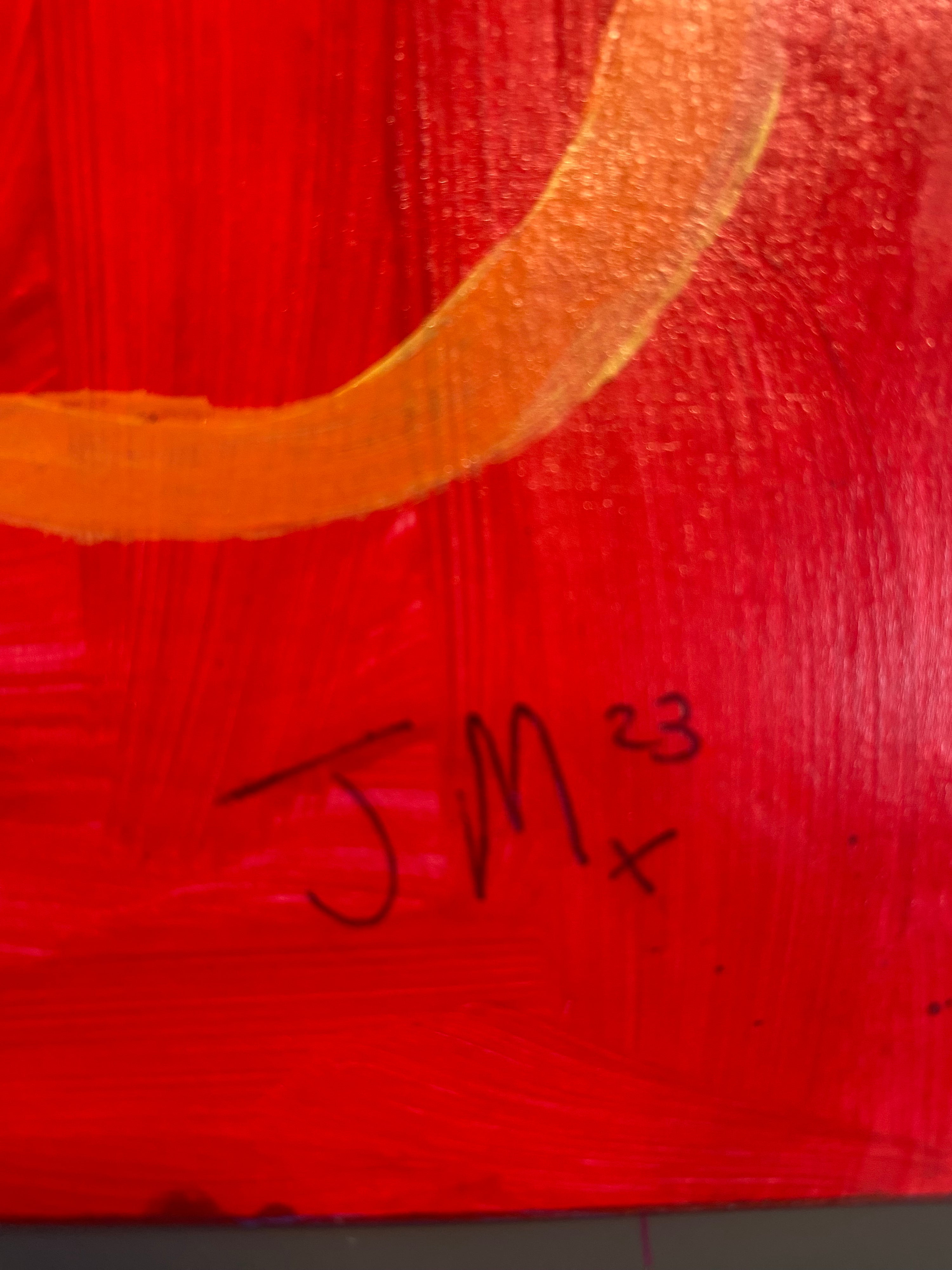 A Couple Of Cats, Original Acrylic Painting Signed By The Artist