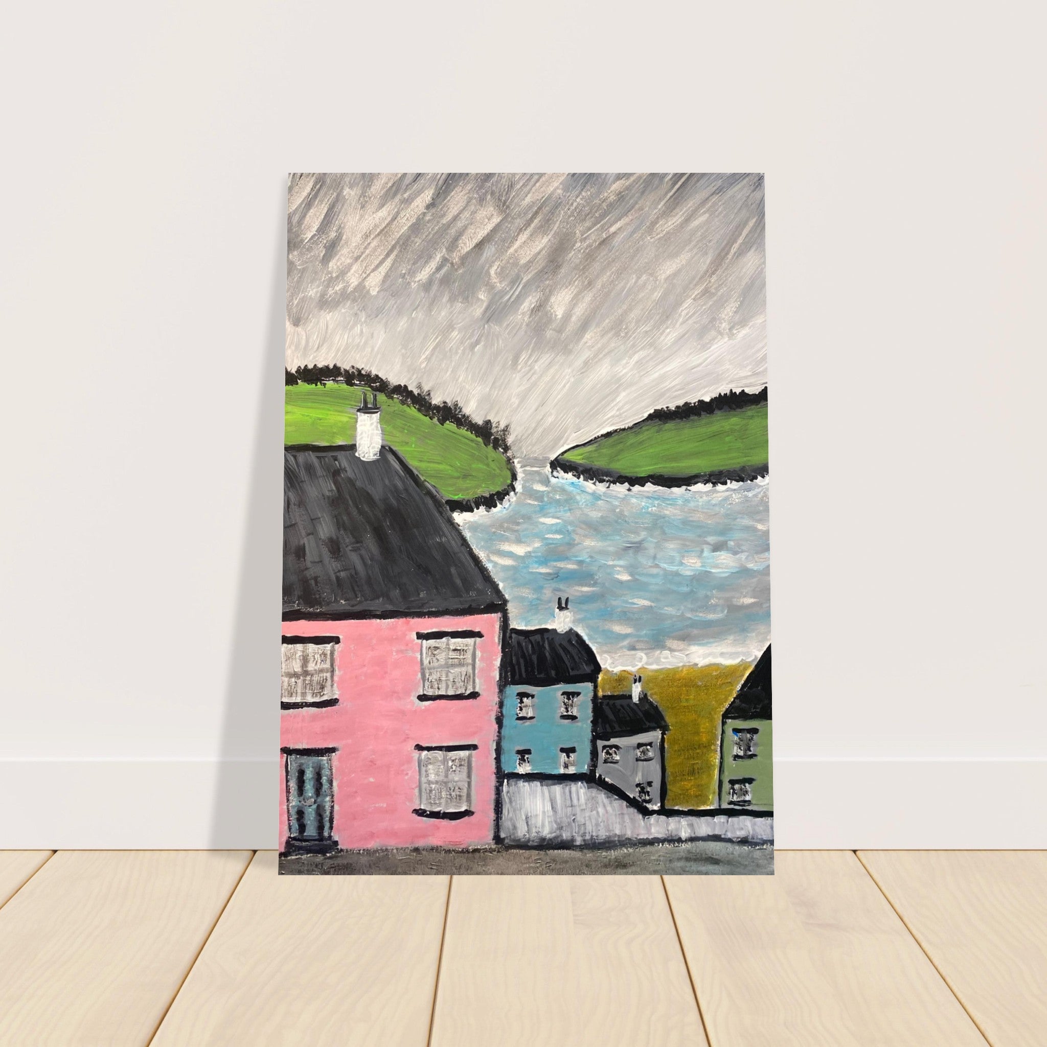 Cornish Coast Poster Print Available in A4, A3, A2 Formats