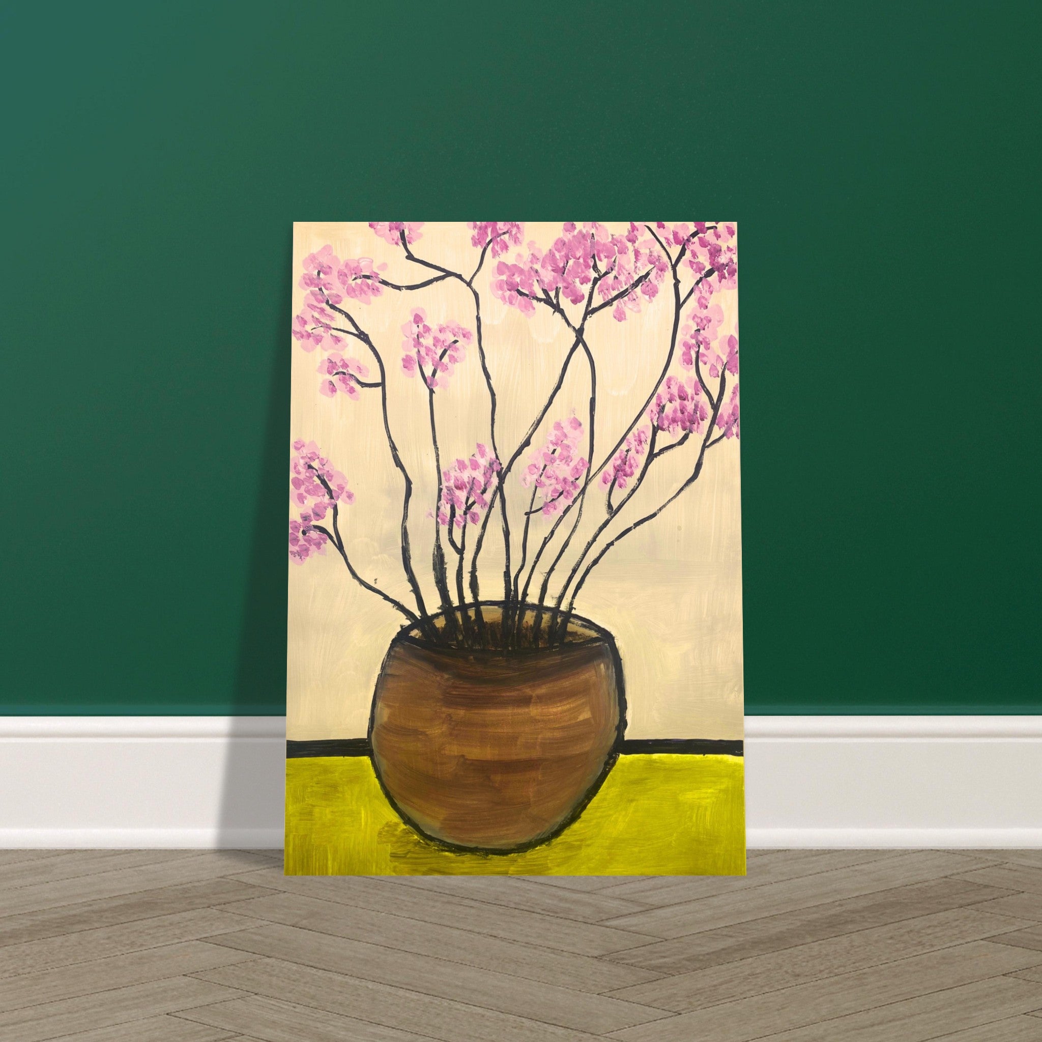 Japanese Flowers Art Print, Available in, A4, A3 A2