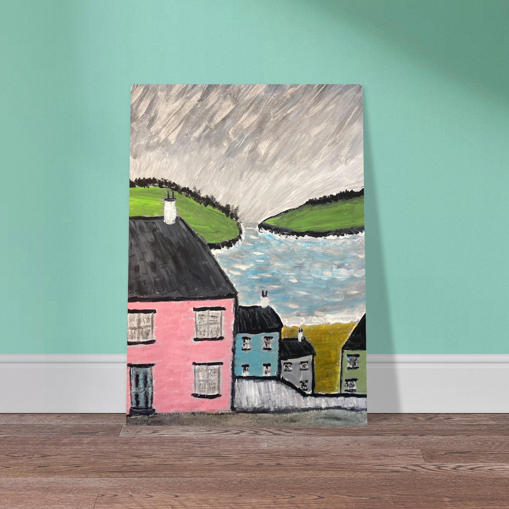 Cornish Coast Poster Print Available in A4, A3, A2 Formats