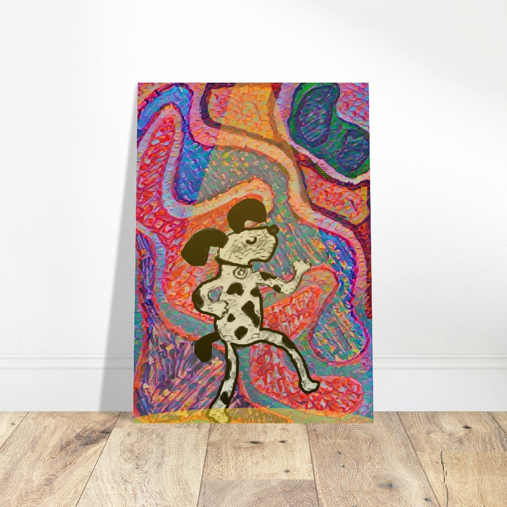 DISCO DOG Art Print, Available in A4, A3, A2 Sizes